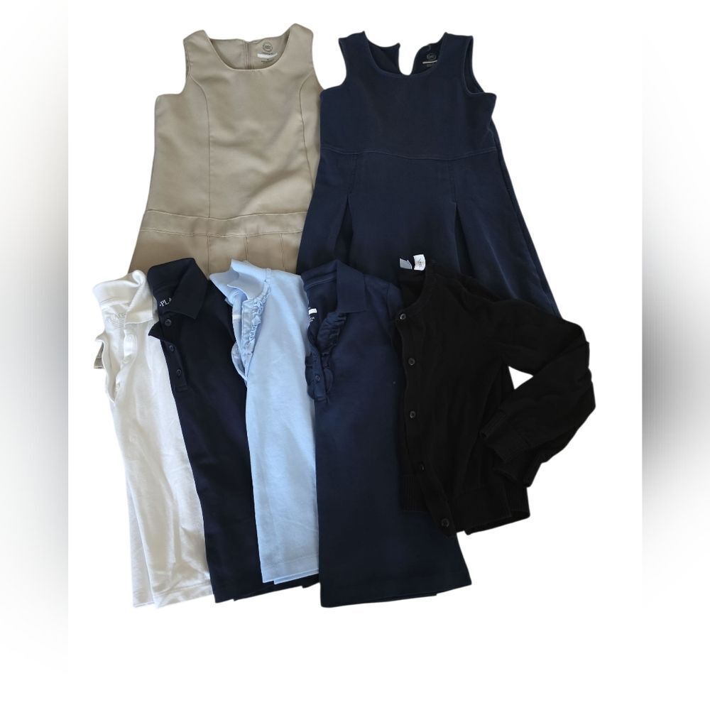 Lot Of 7 - School Uniform Size 7/8